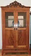Gründerzeit-Vitrine Kirschbaum-hell um 1870/80