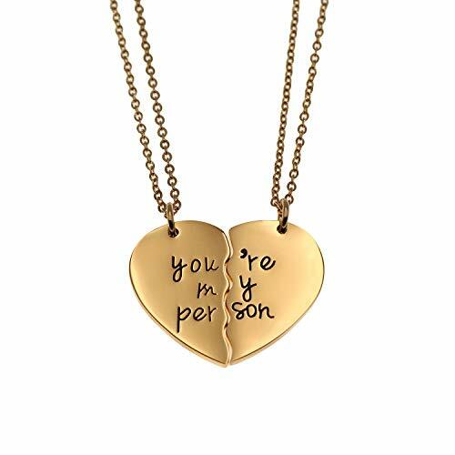 Heart Pendant Necklace Lover Couples 