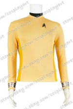 Costume for Star Trek Captain James T. Kirk Beyond Cosplay Uniform Yellow Shirt