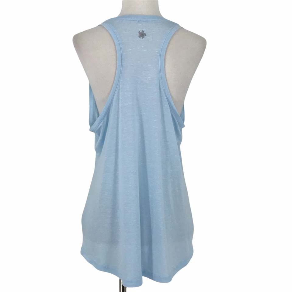 Camisa Tek Gear Mujer Grande Azul Camiseta sin Mangas Pullover Ligera Drytek Foto 3 de 4