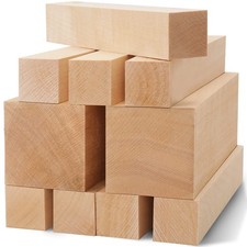 YIPLED 10 Pack 6 inch, 10 packs 6 x 1 x 1 inch 6 x 2 x 2 basswood