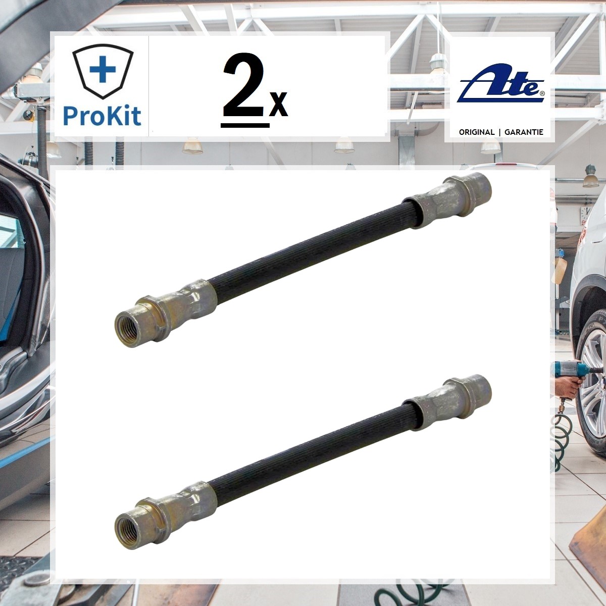 2x Ate Bremsschlauch Hinten für Audi A6 Avant A6