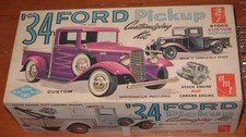 Amt 1934 Ford Pickup Truck 3-in-1 Trophy Series Unbuilt Kit T134 Orig Blue 34 Amt 1934 Ford Pickup Truck 3-in-1 Trophy Series Unbuilt Kit T134 Orig Blue 34