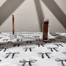 about-face Light Lock Lip Gloss Bitter Half 0.14oz Vegan Lip Oil High Shine NIB