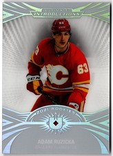 2021-22 Ultimate Collection Introductions ADAM RUZICKA #UI-89 Calgary Flames RC