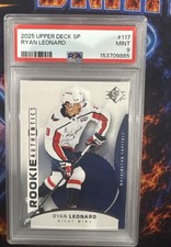 2025 Upper Deck SP Ryan Leonard #117 Rookie Authentics /1749 RC PSA 9
