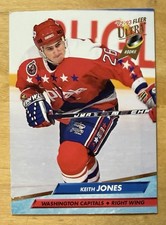 1992-93 Fleer Ultra - Keith Jones #436 (RC) Washington Capitals EX-NM