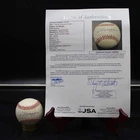 Joe DiMaggio Signed Rawlings OAL Baseball Yankees Autograph JSA LOA ZJ21846