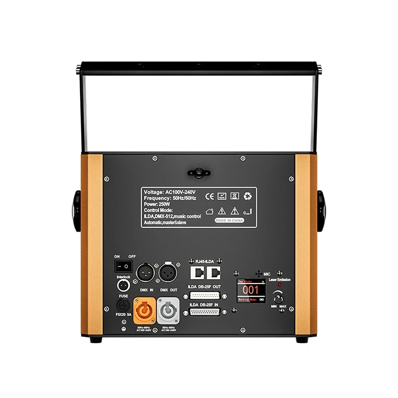 12W Animation ILDA 2D3D Laser Light Full Color DJ Disco Party Stage Effect - Image 3 of 4