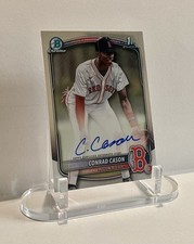 2025 Bowman Chrome Conrad Cason 1st Auto CPA-CCN Red Sox RC Prospect 