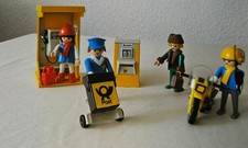 Playmobil 3231 Post Set - Postbote, Telefonzelle, Briefkasten, Motorrad