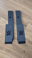 WWE Title Belt Wall Mounts Black (Pair)