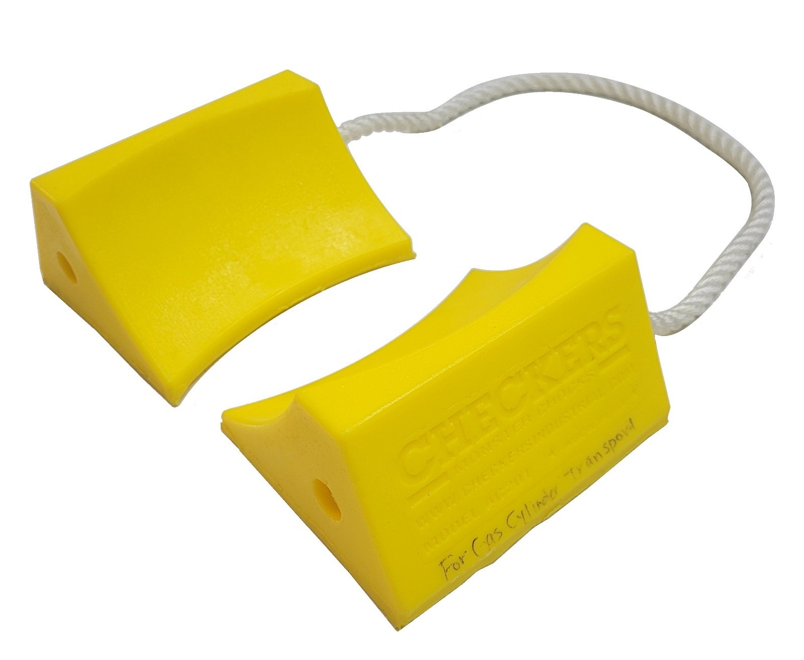 Monster Motion Safety Checkers AC201 Urethane Wheel Chocks