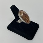 Crazy Lace Agate 925 Sterling Silver Statement Ring  Size 11.5 — photo 2