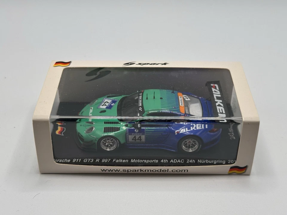 Spark 1/43 Porsche 997 Gt3 E #44 Falken 2014 SG131 Limited rare - Immagine 2 di 4