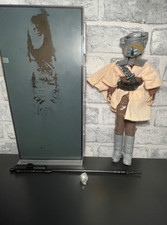 Hasbro vintage Star Wars figure 12inch. Boushh (Leia) and Han Solo in carbonite