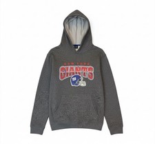 New York Giants Youth NFL Football Hoodie L 14-16 Team Sweatshirt Grey Preowned