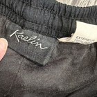 Kaelin Womens 2XL Pull On Jogger Pants Black with Pockets Zipper ankle zip draw — photo 6