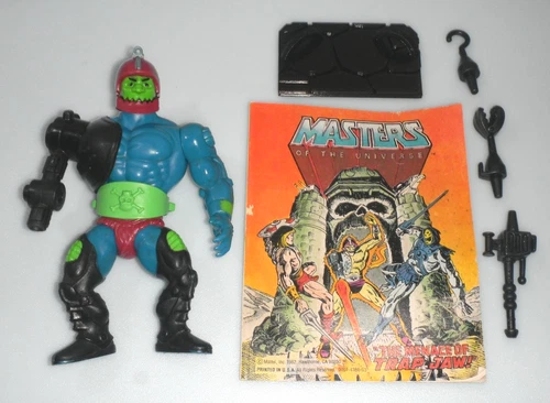 100% Complete 1983 Trap Jaw MOTU Masters of the Universe Vintage Figure & Comic