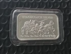 1 OZ. SILVER BAR - STAGECOACH SILVER - DIVISIBLE BAR - .999 FINE -- SEALED