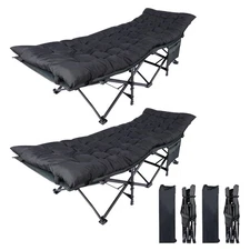 Camping Cot for Adults, Foldable Bed for Outdoor with Portable Bag, Camping B...