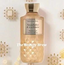 New Bath & Body Works Snowflakes & Cashmere Shower Gel, Body Wash 10 fl oz