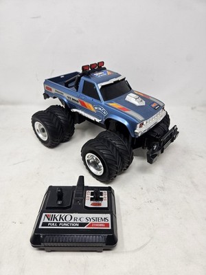 1985 Nikko Japan 4WDS Big Brutus RC Remote Monster Truck Vtg Winch WORKS 