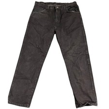 men's black rustler jeans size 36 inseam 30 good condition