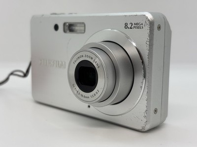 Fujifilm FinePix J10 8.2MP 3x Zoom Compact Digital Camera Silver