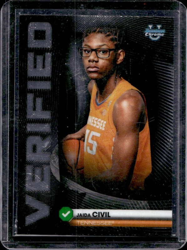 2025-26 Bowman Jaida Civil Chrome Verified #BV-22 Volunteers