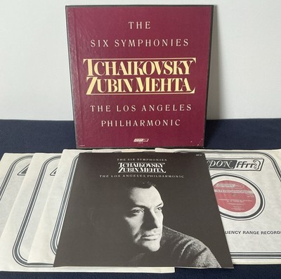 Tchaikovsky The Six Symphonies 6 LP Box Set Zubin Mehta London CSP-10 NM 1978