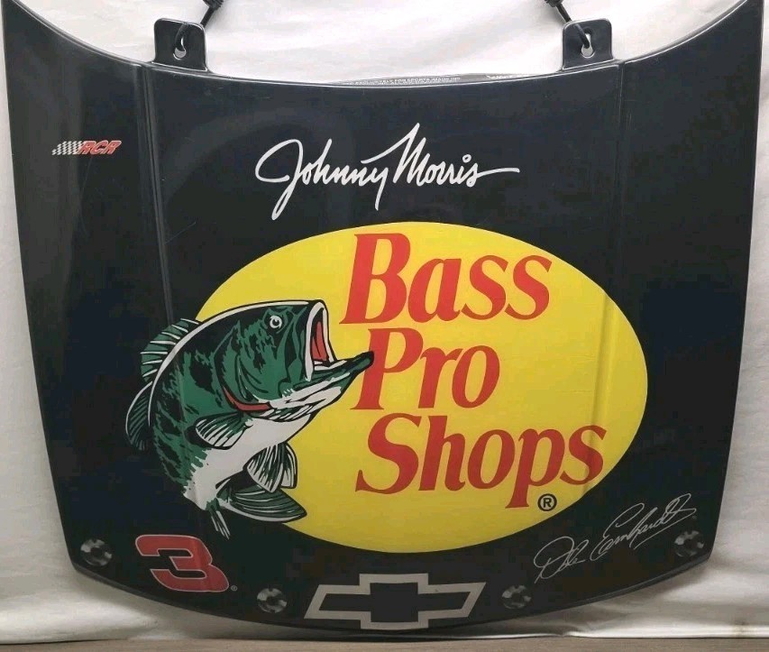 Dale Earnhardt Bass Pro Shop #3 Wall Hanging Hood Chevy Replica 29”x23” Mancave