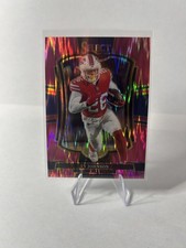 2025 Panini Select #186 Ty Johnson Pink Prizm Shock