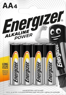 Energizer Batterie Alkaline, Mignon, AA, LR06, 1.5V Alkaline Power, Retail Blist