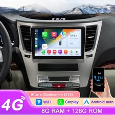 8+128GB Android CarPlay GPS Radio For Subaru Legacy Outback 2010-2014 Stereo DSP