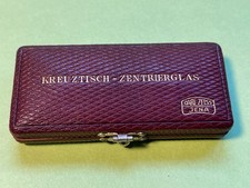 ANTIK Kreuztisch - Zentrierglas für Mikroskop  CARL ZEISS JENA  um 1910