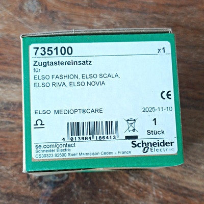 Schneider Electric ELSO MEDIOPT CARE Zugtastereinsatz 735100 Schraubklemme 4