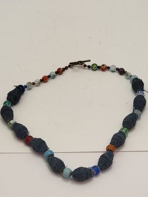 Artisan Made Millifiori Beaded Necklace