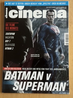Cinema Nr. 9 2015 mit 8 Filmplakatkarten Filmzeitschrift Kinomagazin Neu