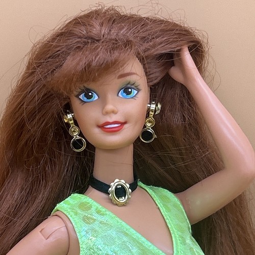 Barbie Cut And Style Midge Puppe rote Haare Vintage 1994 EUC mit Schmuck & Outfit - Bild 6 von 24