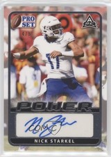 2021 Leaf Pro Set Power Base Silver Spectrum Foil 4/5 Nick Starkel Auto 9cf