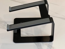 Aluminum Laptop Stand 10-16" High Quality- Matt Black - Excellent Condition