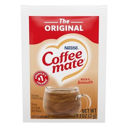 Pack of 1000 Nestle Coffee mate Coffee Creamer, Original, Non Dairy Powder Cream