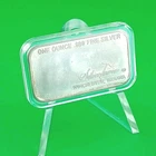 1oz SilverTowne Prospector Silver Bar. 999Fine Vintage Toning In Capsule
