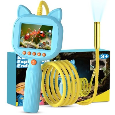 Kids Borescope Toy with Light, 1920P HD Endoscope Camera, STEM Science Kit for A