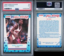 1989 Fleer NBA All-Stars #6 Isiah Thomas (PSA 5) $40 OBO