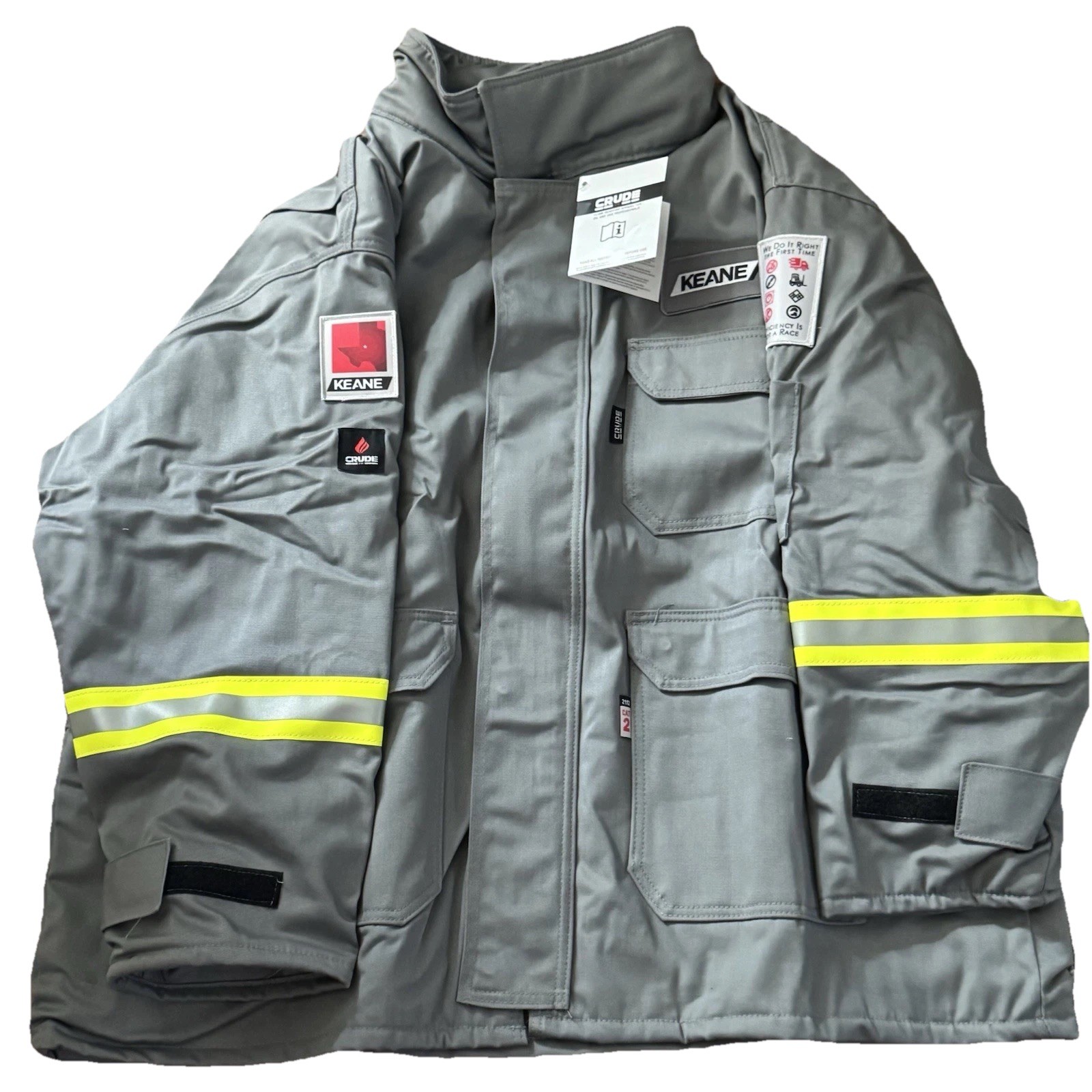 CrudeFR Insulated Parka (Reflective), CAT 2 Protection, Flam