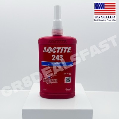 LOCTITE 243 Medium Strength Thread Bolt Nut Locker 1329505 (250ml) EXP 2027 