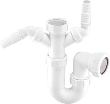 McAlpine WM11 75mm Water Seal Adjustable Inlet Tubular Swivel 'P' Trap Pack of 3