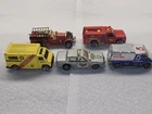 Vintage Lot Of Fire. Rescue And Police Flip 1/64 Diecast Cars